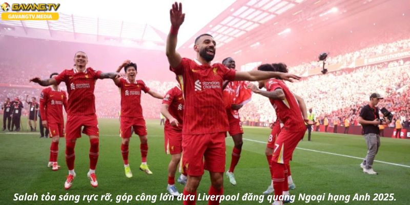 Salah tỏa sáng rực rỡ giúp liver vô địch
